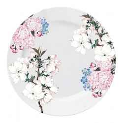 Prato Sobremesa 20cm Capri Floral Porcelana Germer